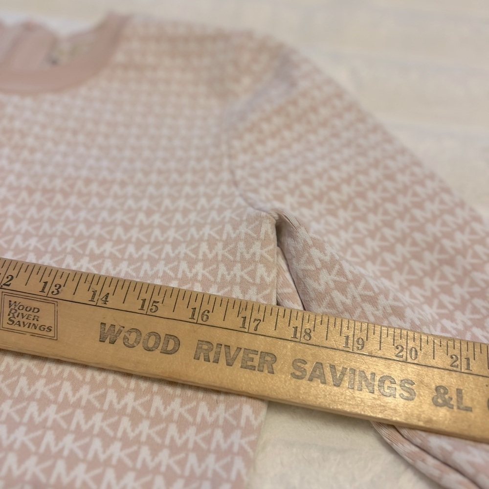 Michael kors Elegant Pink Long Sleeve Dress stretch side L - Picture 14 of 14